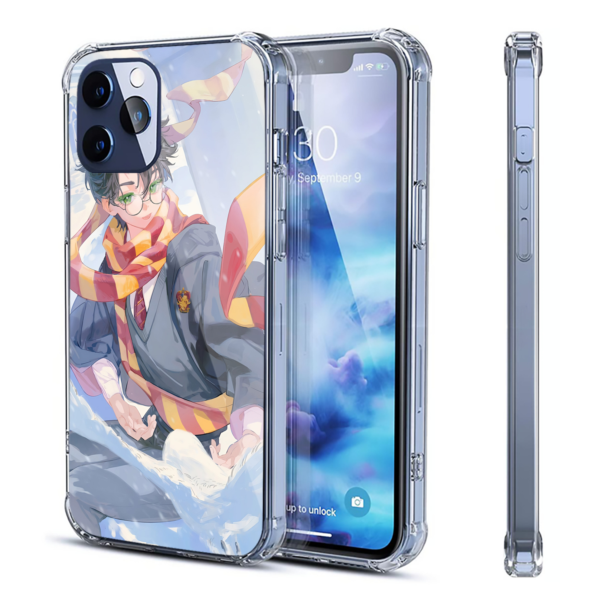 （画像用） Harry Potter ハリー・ポッターシリーズ 【iPhone 12シリーズ対応】透明スマホケース（クリアソフトケース）